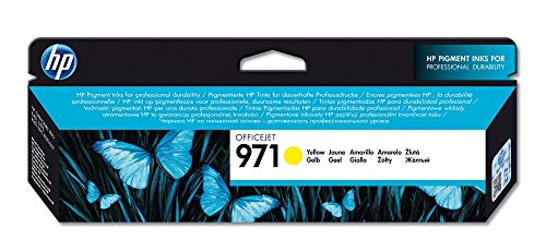 Cartouche d encre jaune HP 971 originale idéale pour imprimer vos rapports professionnels