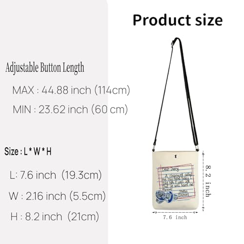 TSOTMO TV Show Gift TV Fans Lover Gift Tv Show Inspired Fandom Crossbody Bag2