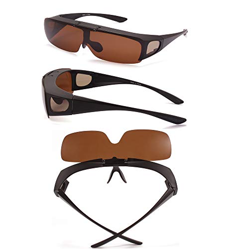 Bestum Driving Glasses Wraparounds Polarized Fitover Sunglasses2