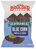 Boulder Canyon, Blue Corn Avocado Oil Tortilla Chips, 8 Ounce