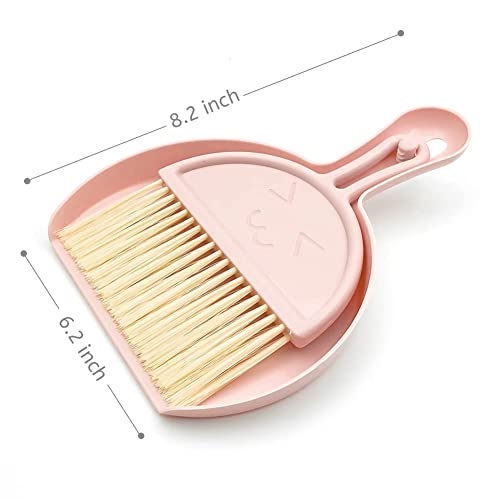 Mini Broom And Dustpan Small Dustpan And Brush Set Hand Broom And Dustpan Set.small Dustpan Whisk Broom For Cleaning Desk, Computer Table,Keyboard,Kitchen Necessities. #TOP6