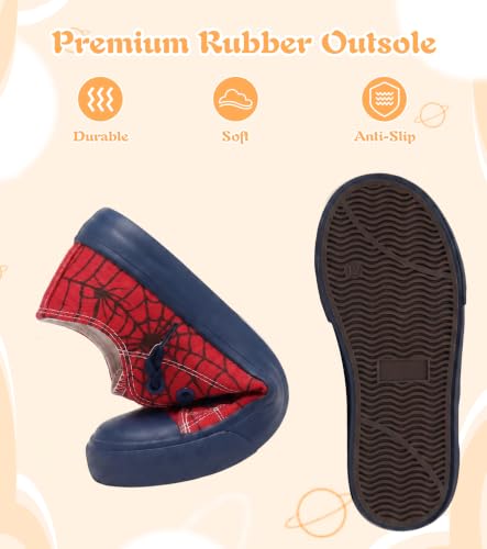 Image of Toddler Little Kid Cushioned Canvas Shoes Slip On Sneakers Soft and Durable