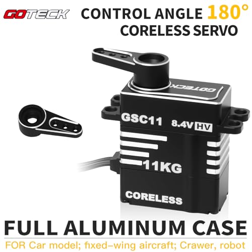 Servo de dirección GOTECK de 11KG para mejoras de SCX24 C10 JLU Bronco 1/24 RC 2