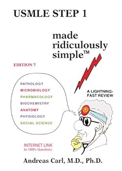 Paperback USMLE Step 1 Made Ridiculously Simple Book
