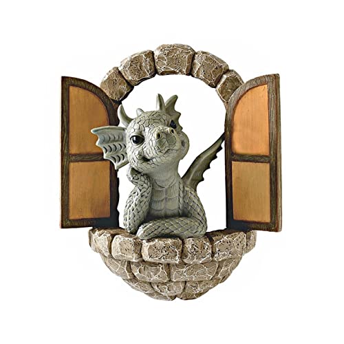Sculpture dragon en resine pour statue decoration maison et exterieur