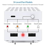 Cooling Fan for Xbox Series S, Cooling Stand Cooler System, Upgraded Adjustable Speed Cooling Fan with USB Port for Xbox Series S, Low Noise - Image 4