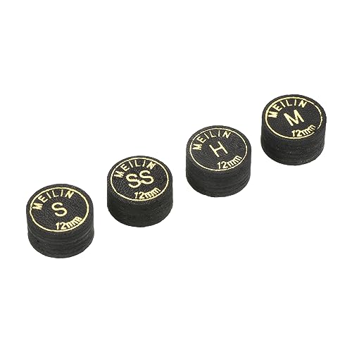 Procédé de billard 12mm en cuir synthétique noir plusieurs couches H M S 2S