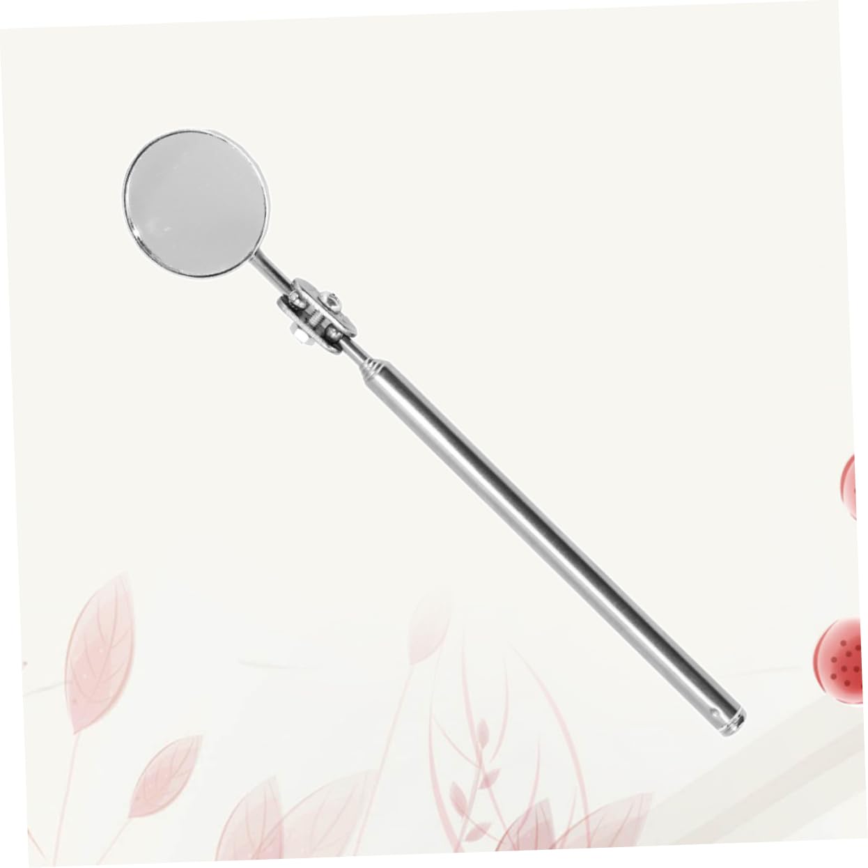 Folding Telescopic Automotive Inspection Mirror for Vehicle Maintenance and Welding Swivel Ball Joint for Viewing Reflector Tool for Hidden Parts Detection