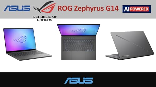 ROG Zephyrus G14 AI Gaming Laptop 14" Display 120Hz (AMD Ryzen 9 270, GeForce RTX 5070 8GB, 32GB LPDDR5X, 4TB PCIe SSD, tastiera RGB, WiFi 7, webcam, Win 11 Home) con espansore porta USB DKZ - Notebook - Immagine 1
