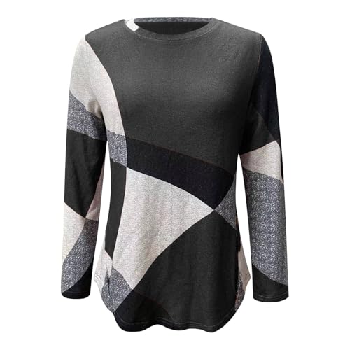 Womens Sweaters,Ladies Jumpers,Women's Jumpers,Jumpers for Women UK Autumn Winter Sweatshirts Ladies Tops Fleece Long Sleeve Sweaters Fall Oversized Outfits Elegant Hoodies Clothing,Grey,M