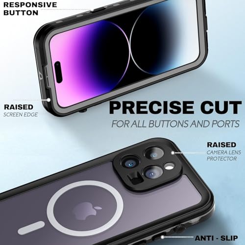 Coque iPhone 16 Pro silicone rigide antichoc bleu transparent - 4