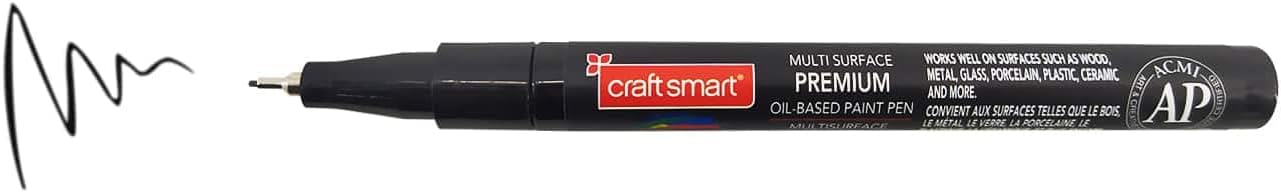 Craft Smart Extra Fine Tip Multi-Surface Premium Paint Pen, 12 Pack