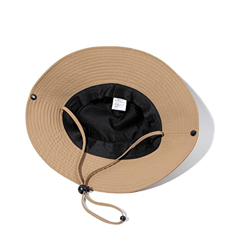 Croogo Fishing Sun Hat Waterproof Bucket Hat Outdoor Safari Boonie Cap Beach Hats Uv Protection Hat For Men Women,Beige-Xt05 #TOP3