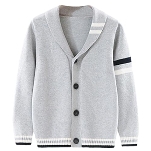 Cardigan en tricot pour garçon et manteau d'hiver chaud ado
