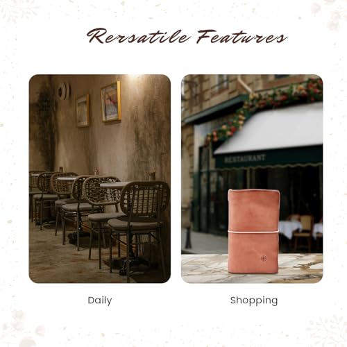 Genuine Leather Nomad Organizer Travel Wallet | Women's Wallet Clutch Passport Holder2