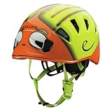 EDELRID - Shield II Kids' Softshell Climbing Helmet, Sahara/Oasis