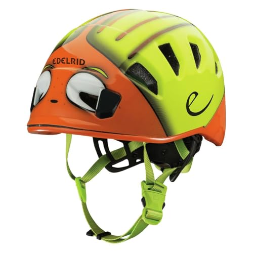 EDELRID - Shield II Kids' Softshell Climbing Helmet, Sahara/Oasis