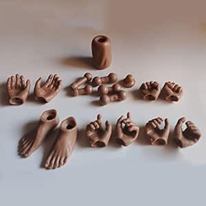 Buy KTIK Traders Nude Male/Female 1/6 Scale Action Figure Pair of Feet