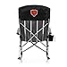PICNIC TIME NFL Chicago Bears Outdoor Rocking Camp Chair, XL Heavy Duty Camping Chair for Adults, (Black)