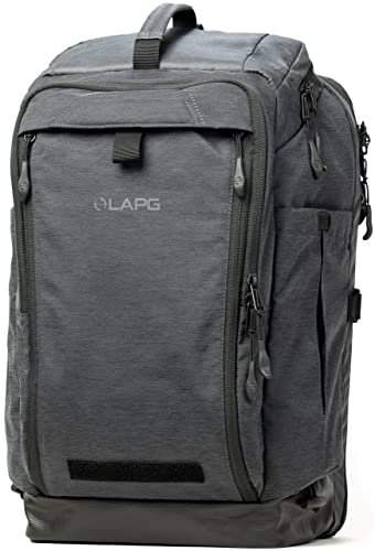 LAPG Terrain Stealth Tactical Backpack Heather Black