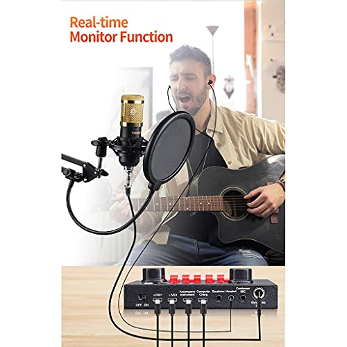 ShiftX4 Microfoon Geluid Mixer Bluetooth-Compatibel Geluidskaart Audio Mengen Geluidskaart Console Versterker Computer… - Image 4
