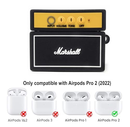 Image of YODI Case Cover for Airpods Pro|Pro 2|Airpods Pro 3|Airpods 4 Pouch, Silicone Cases with Cleaner Kit 360 Drop Protection,Shock-Resistant ((Marsal), Airpods Pro /Pro 2)