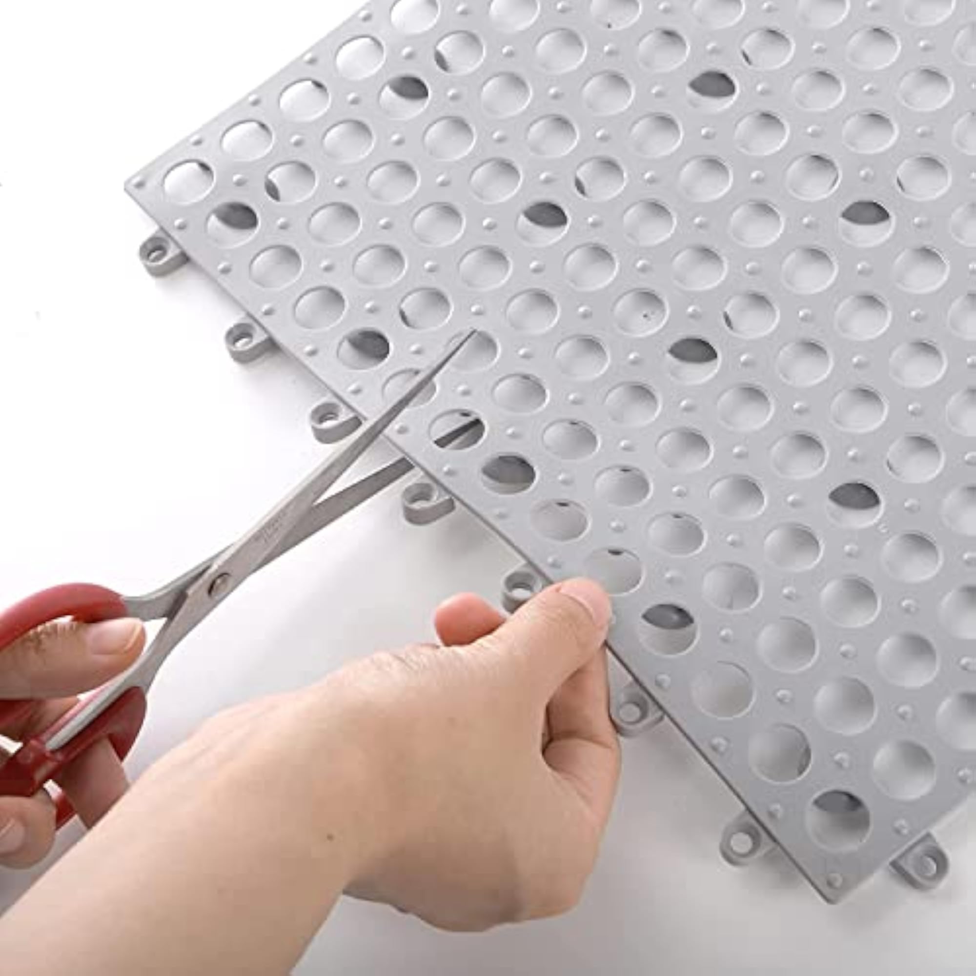 Interlocking Non-Slip Drainage Tile Rubber Floor Mat