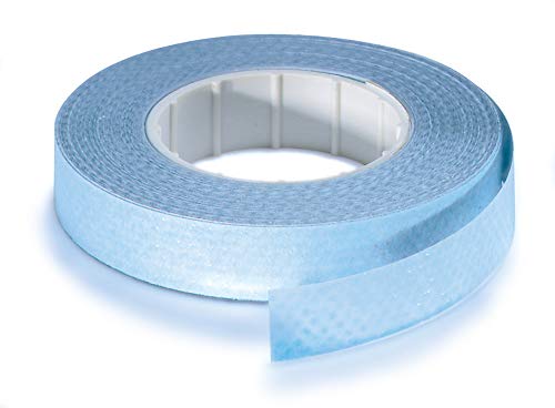 HERMA 1067 Kleberoller doppelseitig nachfüllbar ablösbar, 15 m, selbstklebender Klebeband Roller für Fotoalbum, Scrapbook, Fotobuch, Basteln, Schule & Büro, blau