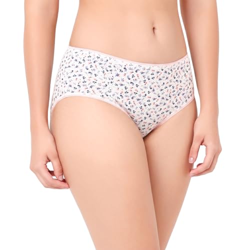 Image of juliet Cotton Hipster Premium Panties Set of 5 Full Coverage Stretchable Fabric