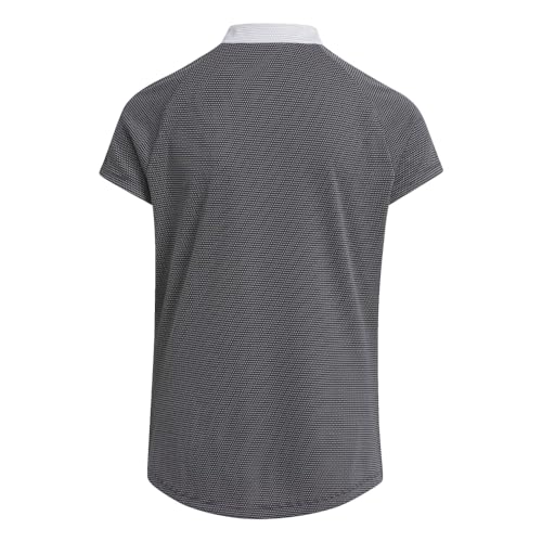 adidas Girl's Zip Golf Polo Shirt3