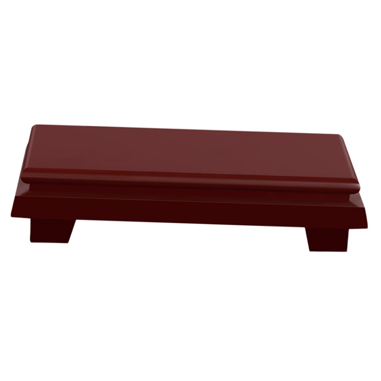 Socle rectangulaire 23x9x4 cm jojofuny support bois artisanat et pot de fleurs