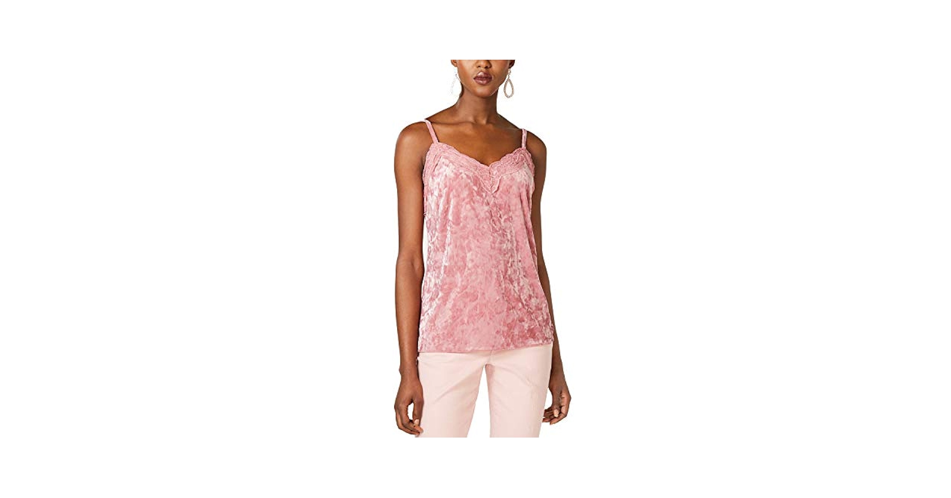 トップス Ameri vintage VELOUR CAMI SET LACE TOP Vintage Y2K Appareline Women's Cami Babydoll Top Spaghetti