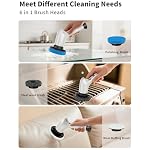 Electric Spin Scrubber, Cordless Household Cleaning Brush,Shower Scrubber - Image 7
