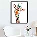 MXJSUA Diamond Art Painting Kit - Giraffe 12x16 Inch - Adults - Modern - Clear - Waterproof