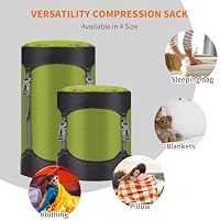 Risipu Kompressionssack, 8 l, 15 l, 25 l, 35 l, Schlafsack, Kompressionssack, ideal für Kompressionssack, wasserdicht, Outdoor-Aufbewahrungstasche für Rucksackreisen, Reisen, Wandern und Camping – Ansicht 6