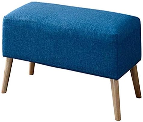 Change Shoes Stool-Sofa Stool Fabric Sofa Footsteps Stools Stools Footstools Stools Nordic Wood Modern Detachable Footstool(Color:1#)