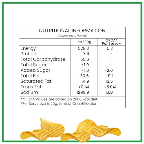 Image of Haldiram's Potato Chips, Pudina Treat Flavour, 89g | Thinly Sliced |Crispy & Crunchy | Perfect for Munching