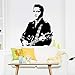 Adesivi murali Adesivi murali rimovibili in PVC Elvis Presley (Elvis Presley) bellissimi adesivi murali suonare la chitarra decorazione della casa 57Cm * 45Cm
