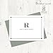 Complete Personalized Stationery Set, Professional Monogram, Note Cards and Notepad