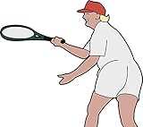 Thicc Trump playing Tennis Vinyl Decal Wall Laptop Bumper Sticker 5'