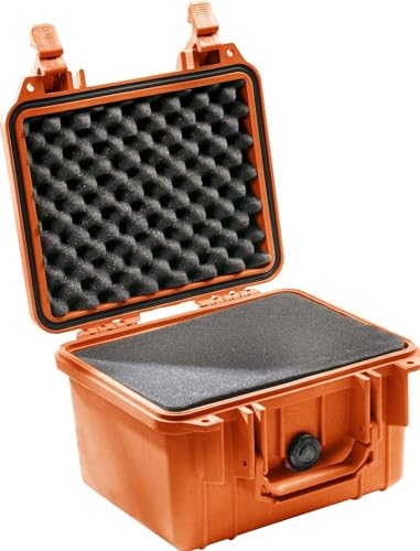 Maleta Pelican 1300 con espuma color naranja miniatura 2