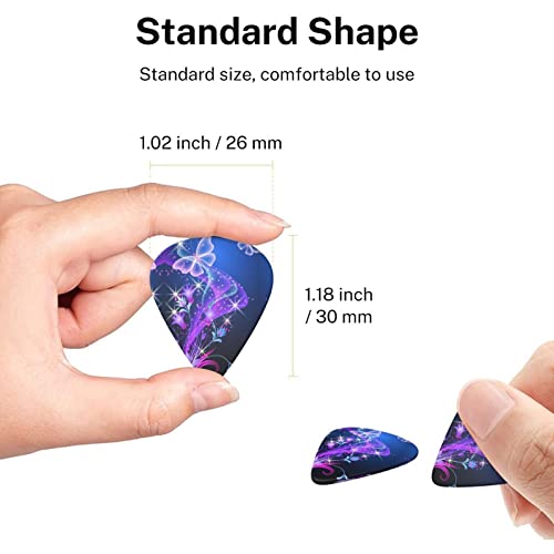 Purple Butterfly Lot de 6 médiators pour guitare acoustique, guitare électrique, basse, ukulélé – fins, moyens et épais - Les Beatles, Paul McCartney, John Lennon, RIngo Starr, George Harrison Purple Butterfly Lot de 6 médiators pour guitare acoustique, guitare électrique, basse, ukulélé - fins, moyens et épais – Image 8