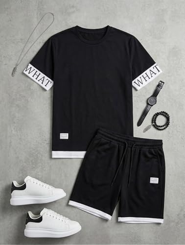 Image of Lymio Cord Set for Men | Casual Co-ord Set for Man | Trendy Matching Outfit | Stylish T-Shirt and Short for Men (SSM-CS-1-3)