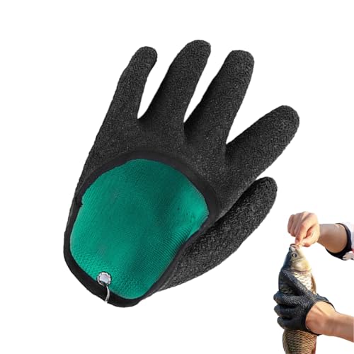 Guantes de pesca, protección de guantes resistentes, 7.87 x 5.90 x 1.97 pulgadas, ajuste ajustable, diseño de manoplas sin agarre para agua salada al aire libre, kayak y senderismo