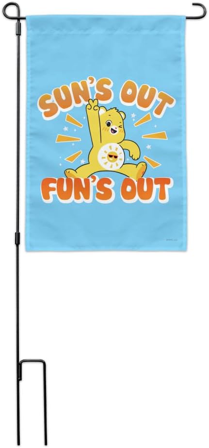 Care Bears: Unlock the Magic Sun's Out Fun's Out Garden Yard Flag