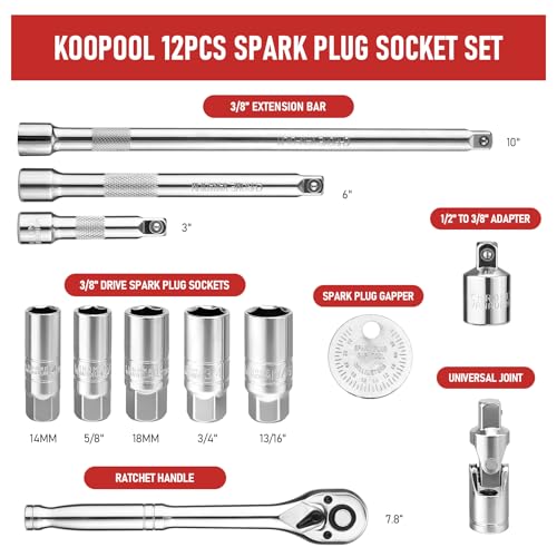 image for KOOPOOL 12pc 3/8
