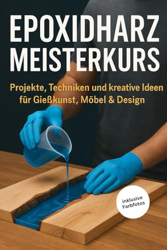 Epoxidharz Meisterkurs: Projekte, Techniken und kreative Ideen für Gießkunst, Möbel & Design