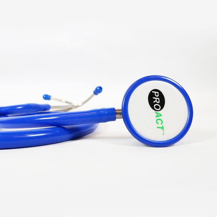 Stéthoscope Proact double pavillon bleu PRST1011 pour diagnostic - 2