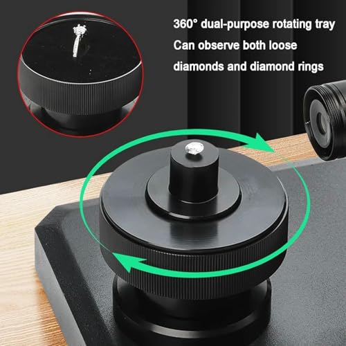 Microscope numérique 100X de laboratoire pour décoder les inscriptions de ceinture de diamant