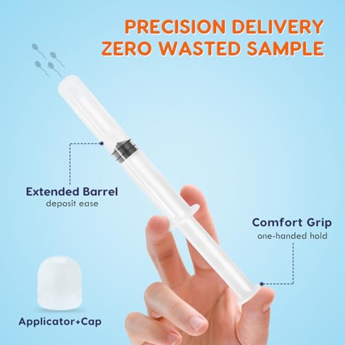 Image of At-Home Insemination Kit, Conception Support,10 Applicators & 2 Collection Cups Easy DIY Insemination for Minimal Sperm Waste & Family Planning,